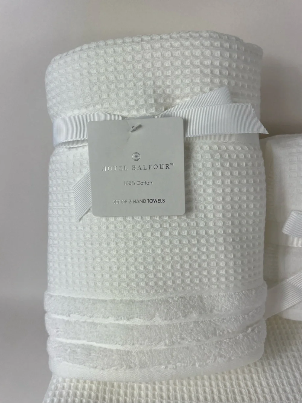 Hotel Balfour Spa/ waffle Towel set.